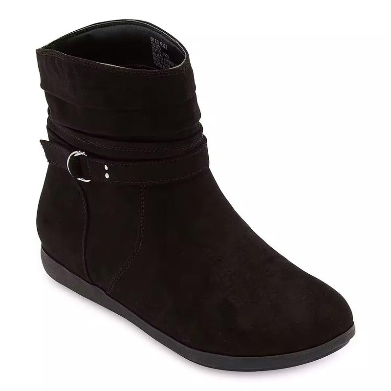 Womens flat heel booties store