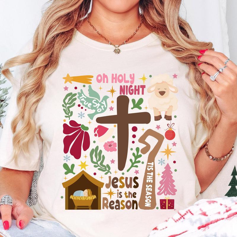 Oh Holy Night Jesus Christmas Shirts Oh Holy Night Jesus Christmas Shirts