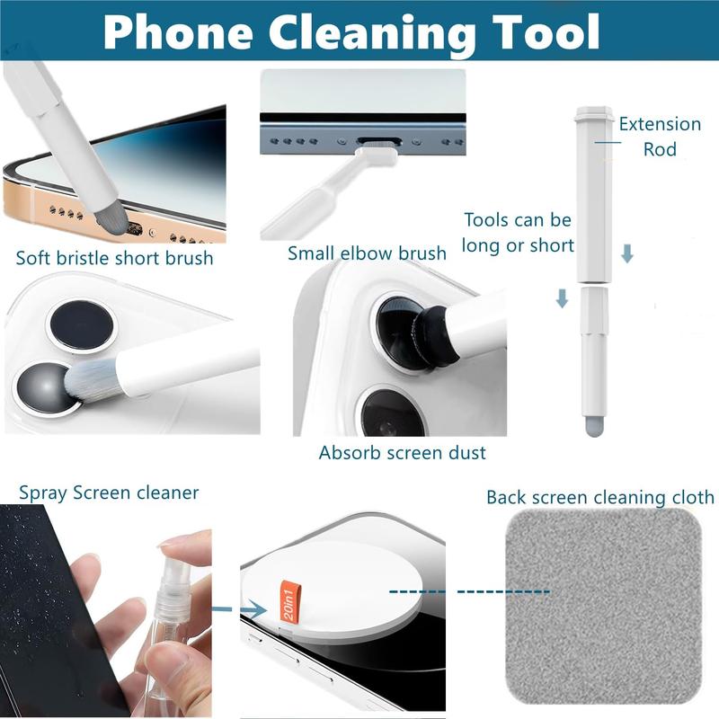 The 20in1 Electronic Device Clean Tool is a comprehensive cleaning