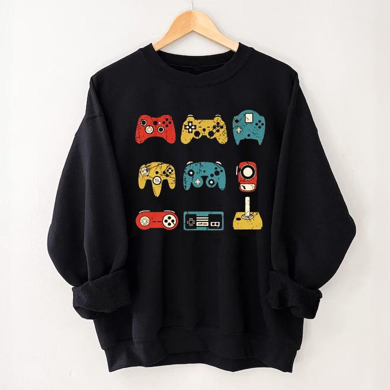 Retro Vintage Video Game Controller T-Shirt Gift For Gamer Retro Vintage Video Game Controller T-Shirt Gift For Gamer