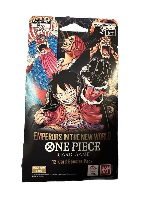 One Piece TCG OP-09 \"Emperors In The New World\" Sleeved Booster Pack (English, 12 Cards)