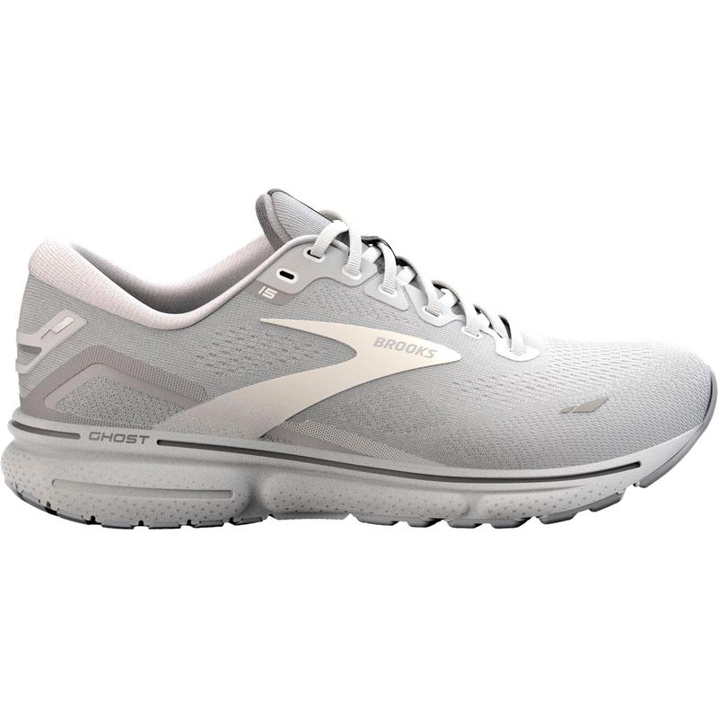 TikTok Shop Brooks Women s Ghost 15 Running Shoes Grey Silver 10 Wide D