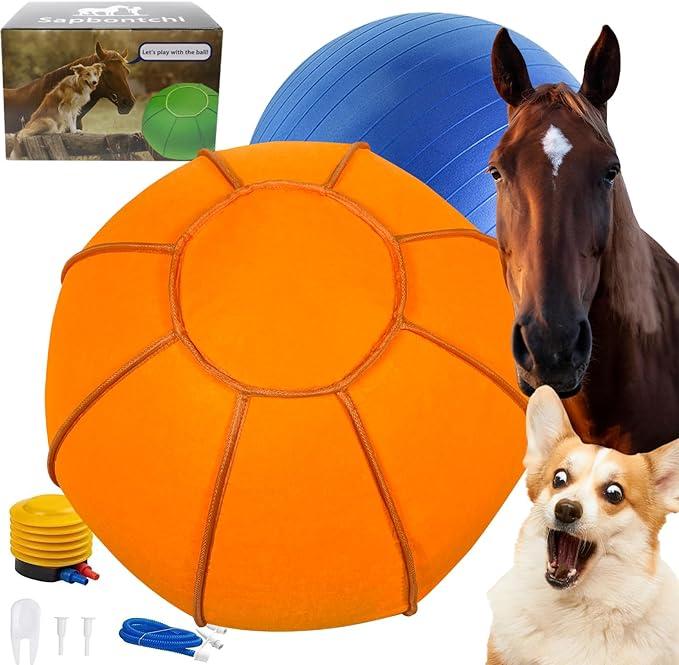 TikTok Shop Herding Ball for Dogs 25 Herding Balls for Cattle Dogs Blue Heeler Australian Shepherd Collie Ball for Dogs Jolly Ball for Horses Dogs Horse Toys for Horses Stall Herding Ball