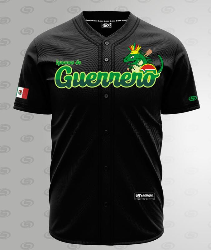 TikTok Shop Iguanas De Guerrero Baseball Jersey Iguanas De Guerrero Baseball Button Down Jersey Shirts Jersey Shirts