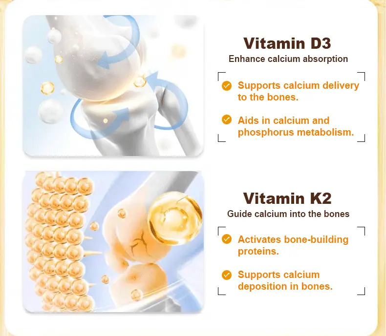 Product Introduction of Deal Supplement Vitamin D3+K2 | Immune Support | Bone Health | 250 Veggie Softgels Healthcare Dietary 6