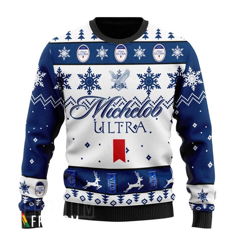 Michelob ultra christmas sweater hotsell