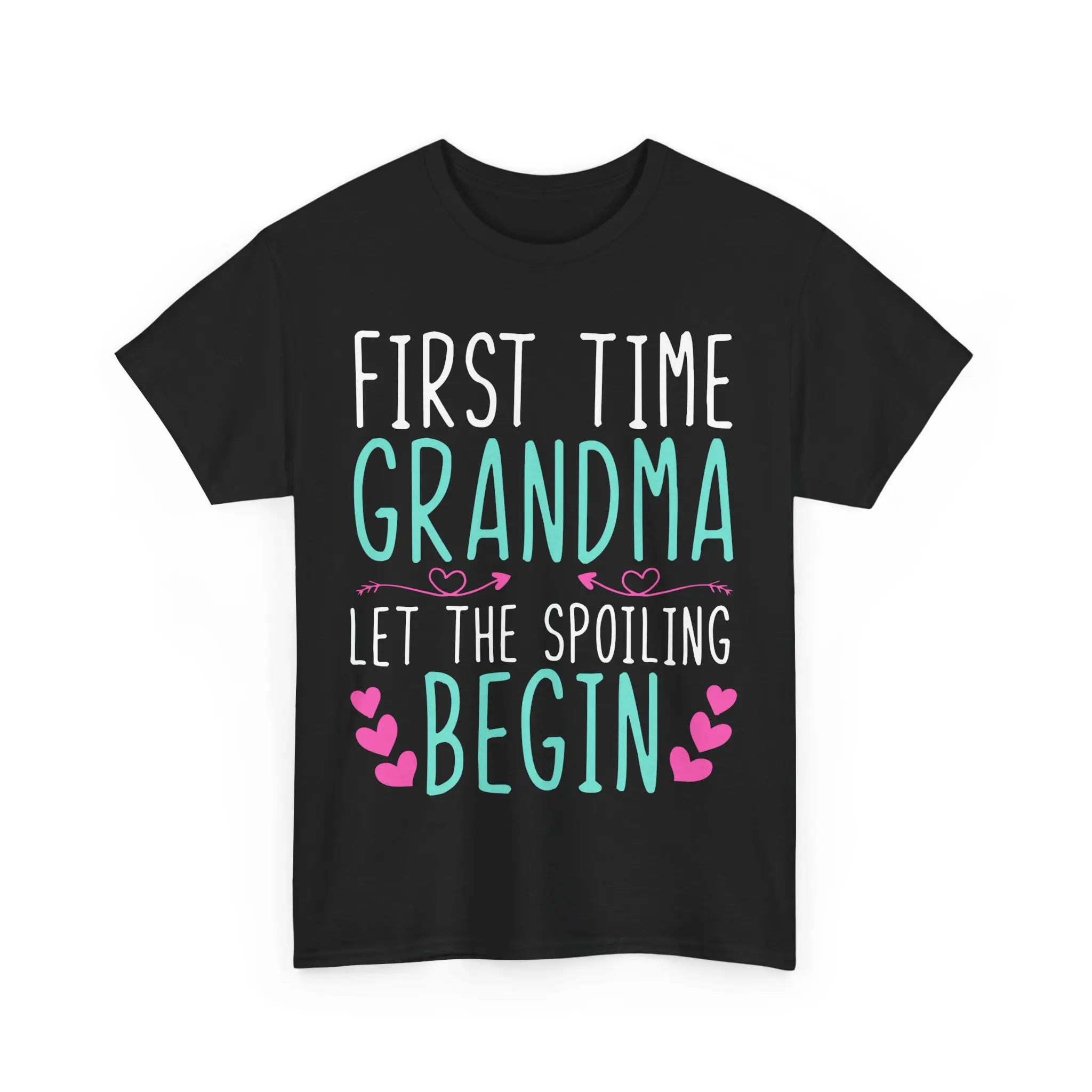 Womens Cute First Time Grandma Let The Spoiling Begin Costume Gift T-Shirt Womens Cute First Time Grandma Let The Spoiling Begin Costume Gift T-Shirt