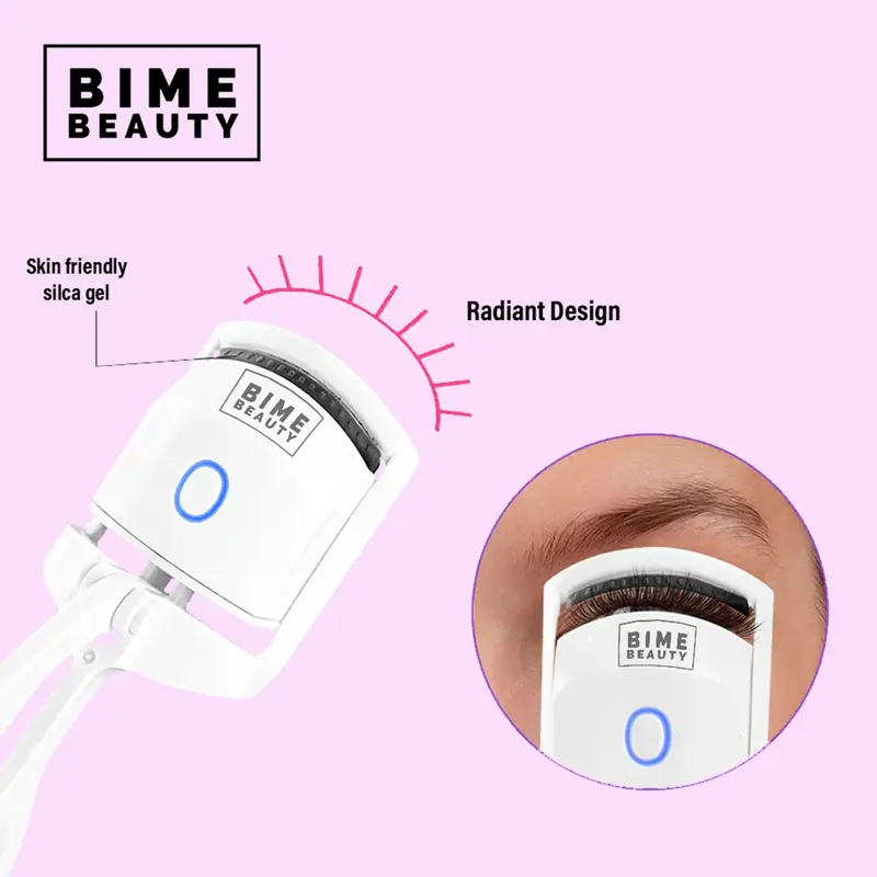 Bime Beauty Electric Heated Eyelash Curler | Long-Lasting Eyelash Curler Professional Eye Makeup Tool | Curl Eyelashes Effortlessly 3