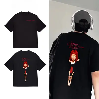 ジェニ jennie ruby experience tシャツ 締めつける M tee ジェニ jennie ruby experience tシャツ 締めつける M tee