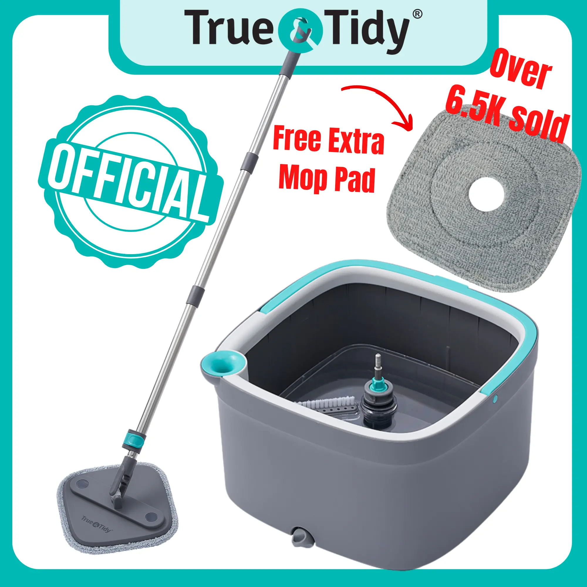 O-Cedar EasyWring Spin Mop System - Citrus/Lavender - 20ct - TikTok Shop