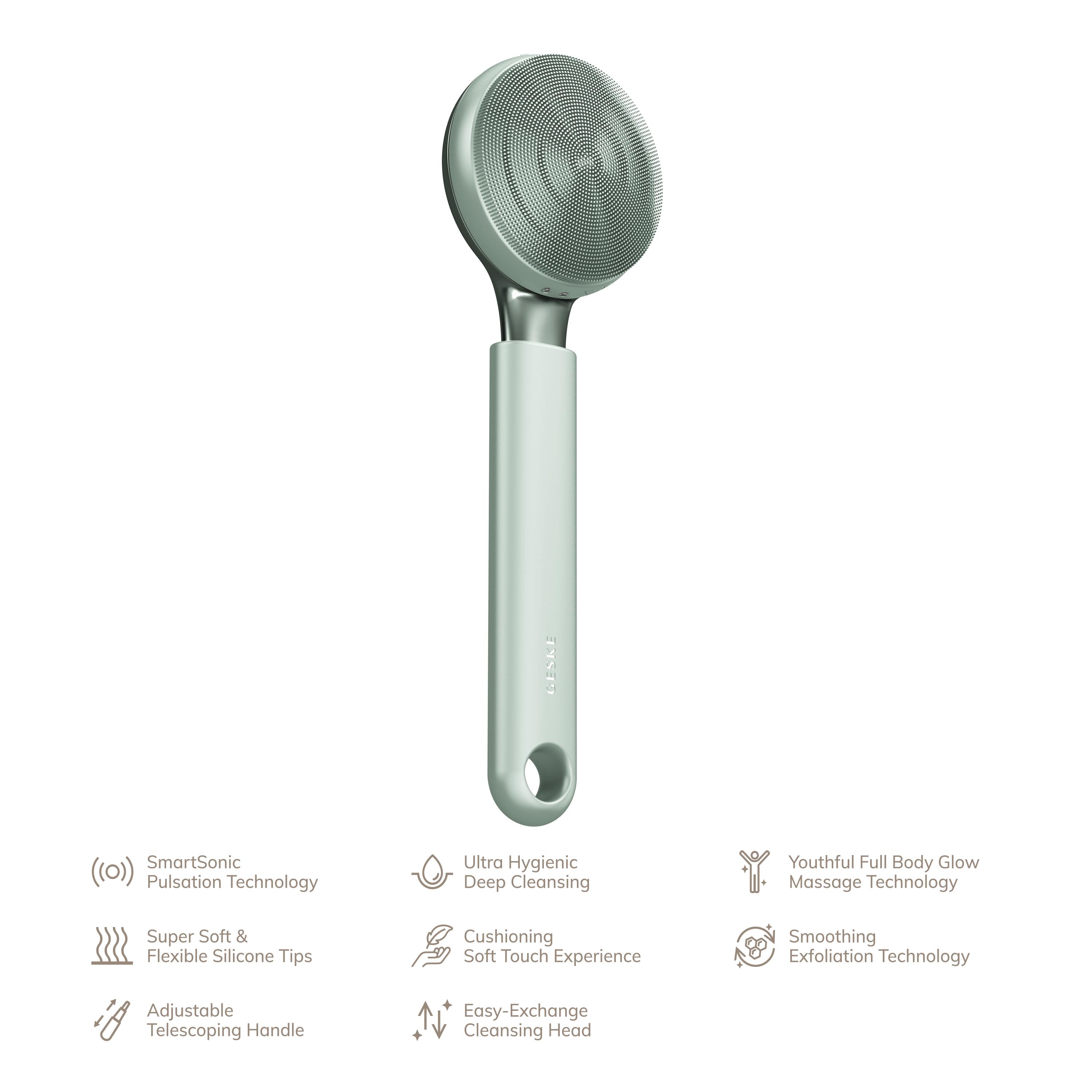 GESKE Cepillo Sónico de Cuerpo Completo y Exfoliante Intensivo 8 en 1 | Cepillo Corporal Eléctrico - Imagen 25 de 35