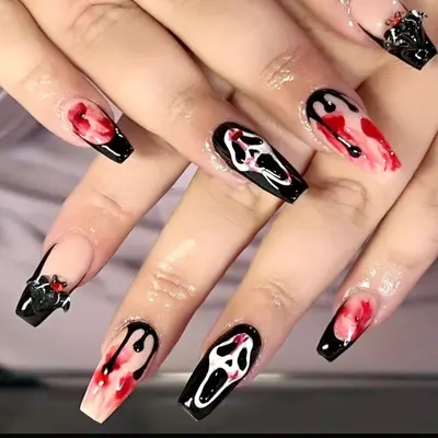 Press On Nails - Halloween Scream Pink outlet