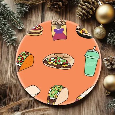 Taco - Cedar Ornament Taco - Cedar Ornament