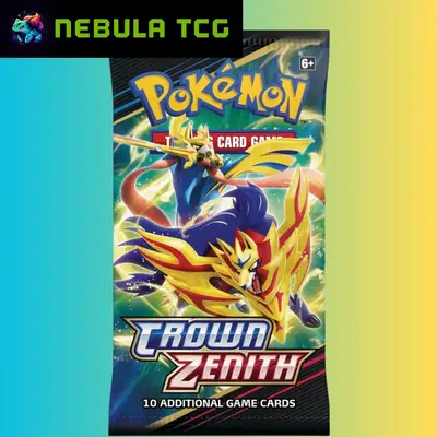 Pokemon TCG Sword & Shield 10x Crown Zenith Booster 2024 packs NEW!