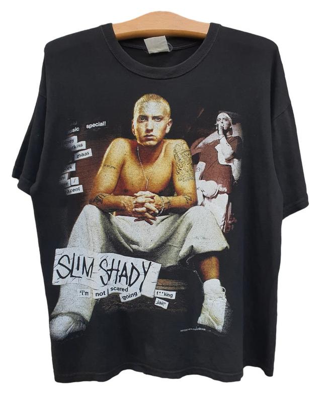 TikTok Shop: Rare, Vintage 00s Eminem Rap Tee Slim Shady Bootleg Size XL Hip  Hop American Rapper, Vintage Frank Style Ocean T-Shirt, Rap Tee Concert  Merch Album Cover Graphic, Blond Odd Future