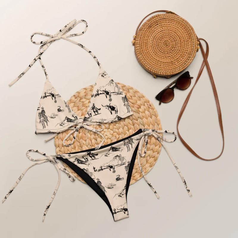 Baha Ranch Yeehaw Golden Aztec Bikini main image 0