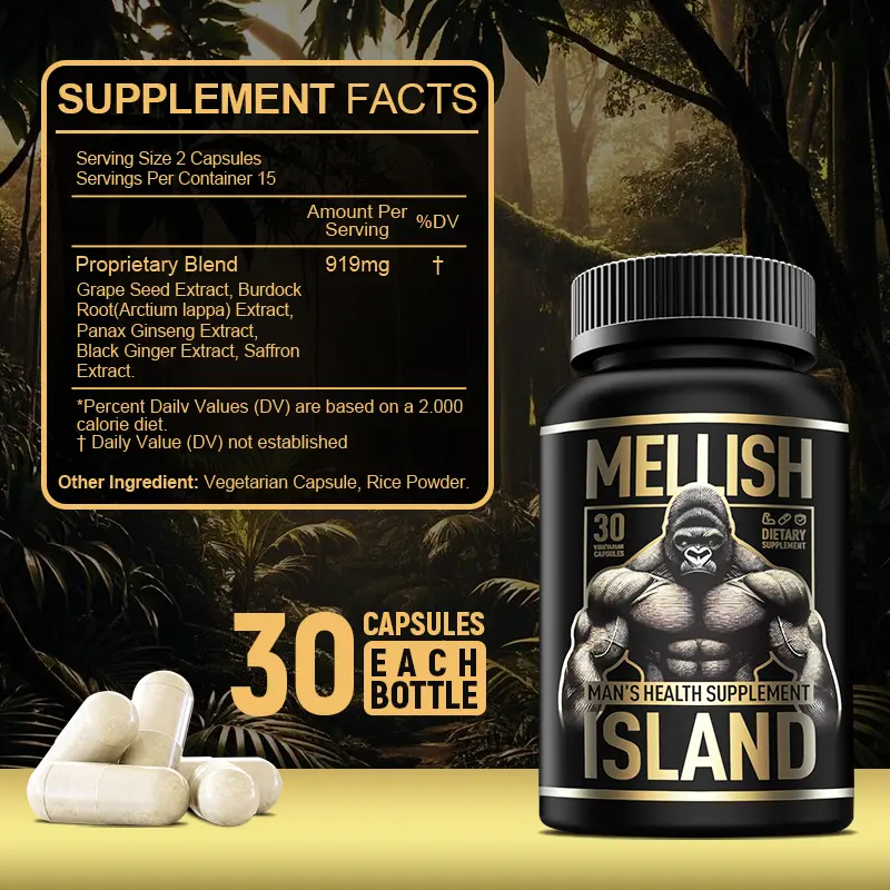 Product Introduction of Mellish lsland Supplements Nitric Oxide Booster -support healthy blood circulation -nitric oxide Supplement | Gym Enhancer | Natural Energy & Performance | (Vegan ) 0