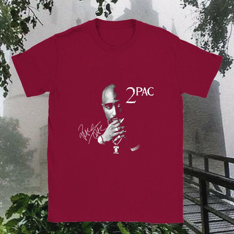 TikTok Shop: Tupac Shakur 90s bootleg shirt; vintage hip-hop legend tee  available in sweatshirt and hoodie. | N4842