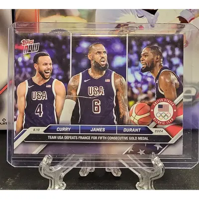 LeBron James 2024 Paris Olympic Games #30 LeBron James MVP Team