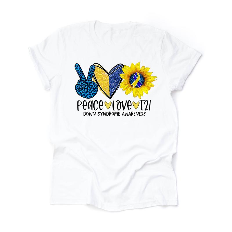 Down Syndrome Awareness Gift For Women Men Sunflower Be Kind T-Shirt Down Syndrome Awareness Gift For Women Men Sunflower Be Kind T-Shirt