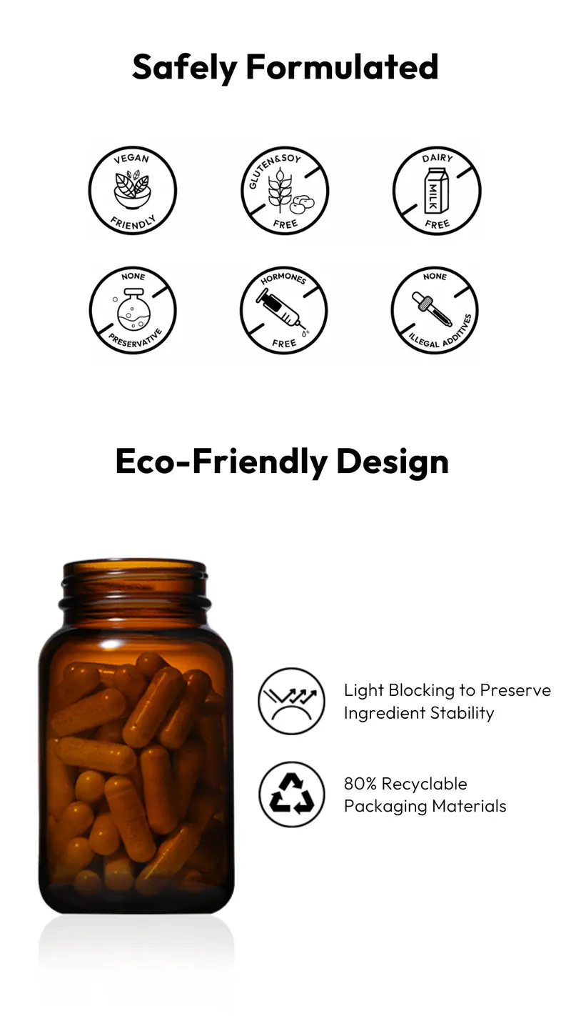 Product Introduction of BIGVITA Hair+ | Vegan Gluten Free Haircare Supplements for Women and Men, Vitamins for Healthy Natural Faster Hair Growth 16