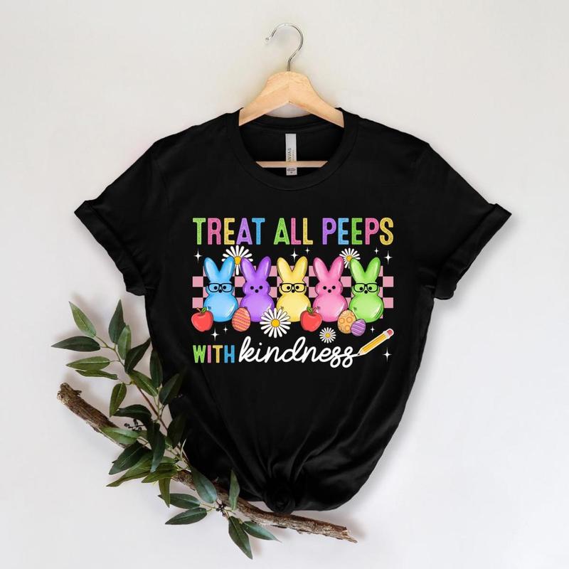 Teacher Easter Shirt Teacher Of The Cutest Peeps Bunnies Tee Teacher Easter Shirt Teacher Of The Cutest Peeps Bunnies Tee