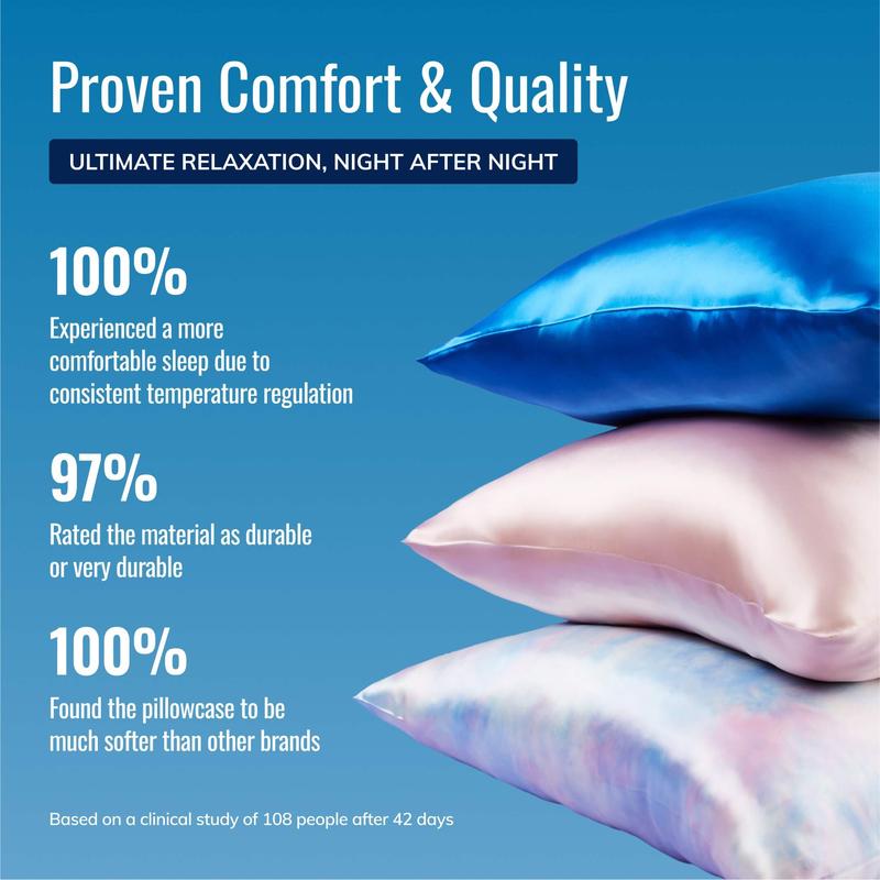 Blissy Silk Pillowcase - 100% Pure Mulberry Silk - Improve Your Hair, Skin and Health While You Sleep! - The Only Award Winning & Dermatologist Approved Silk Pillowcase 9