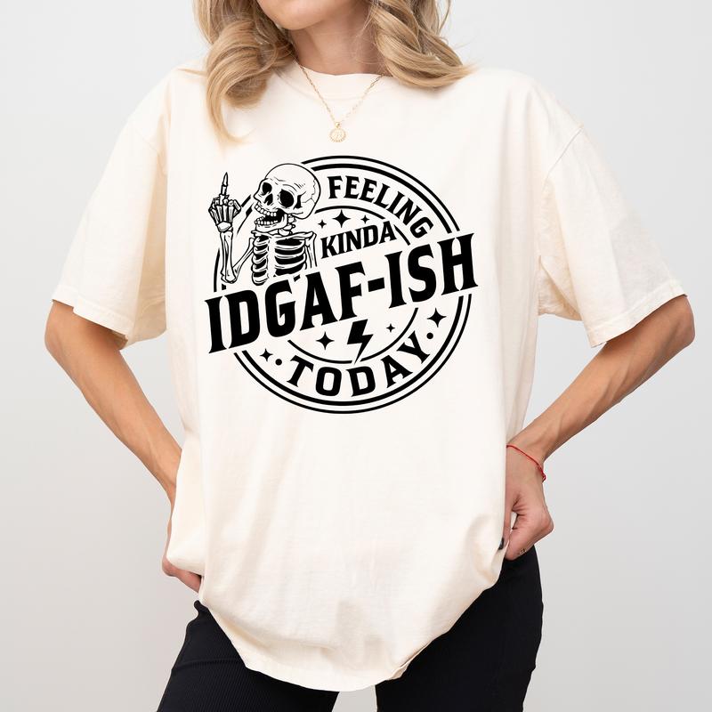 Womens Feeling Kinda Idgafish Today Funny Fishing Lady T-Shirt Womens Feeling Kinda Idgafish Today Funny Fishing Lady T-Shirt