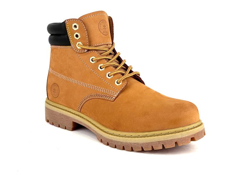 Genuine leather work boots best sale