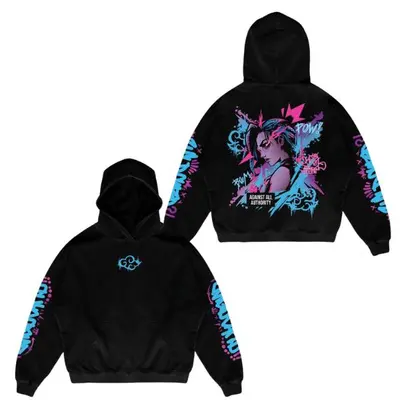 Jinx Hoodie Arcane - TikTok Shop