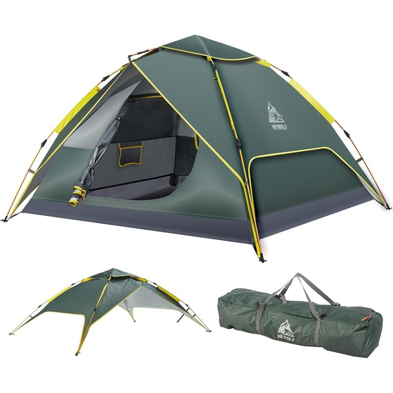 TikTok Shop Camping Tent Instant Setup Waterproof Lightweight Pop up Dome Tent Easy up Fast Pitch Tent Great for Beach Backpacking Hiking