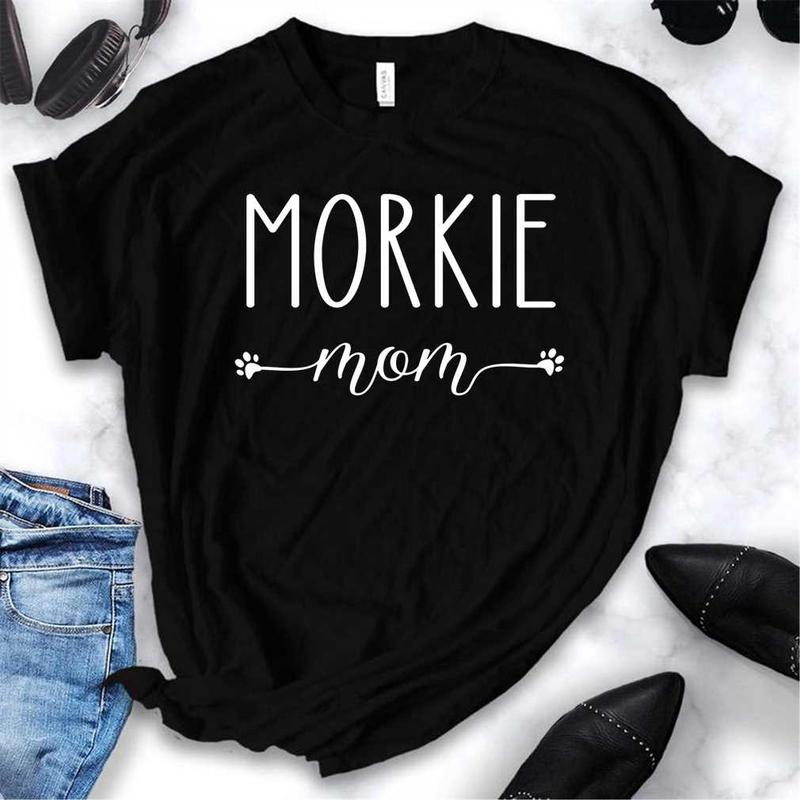 Morkie mom shirt best sale