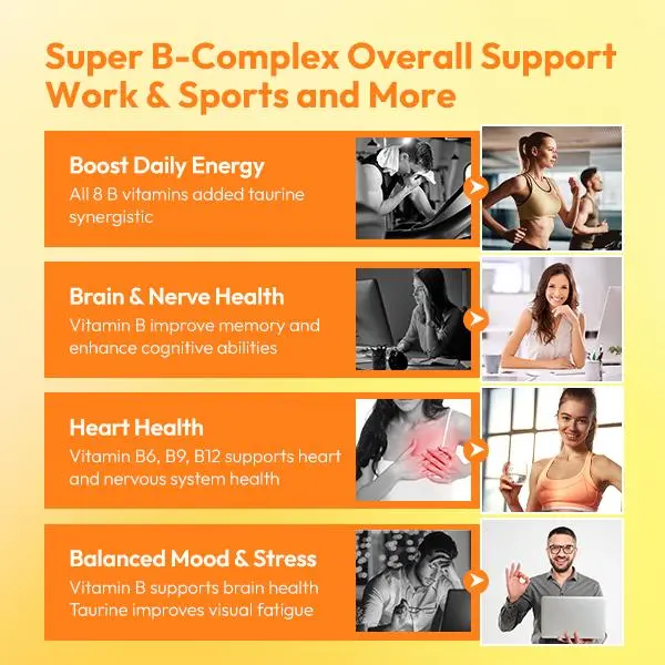 Product Introduction of 【Super Big!】LOTFLY Super B Energy Complex – 9-in-1 Advanced Nutrition with Taurine for Strength & Vitality 12