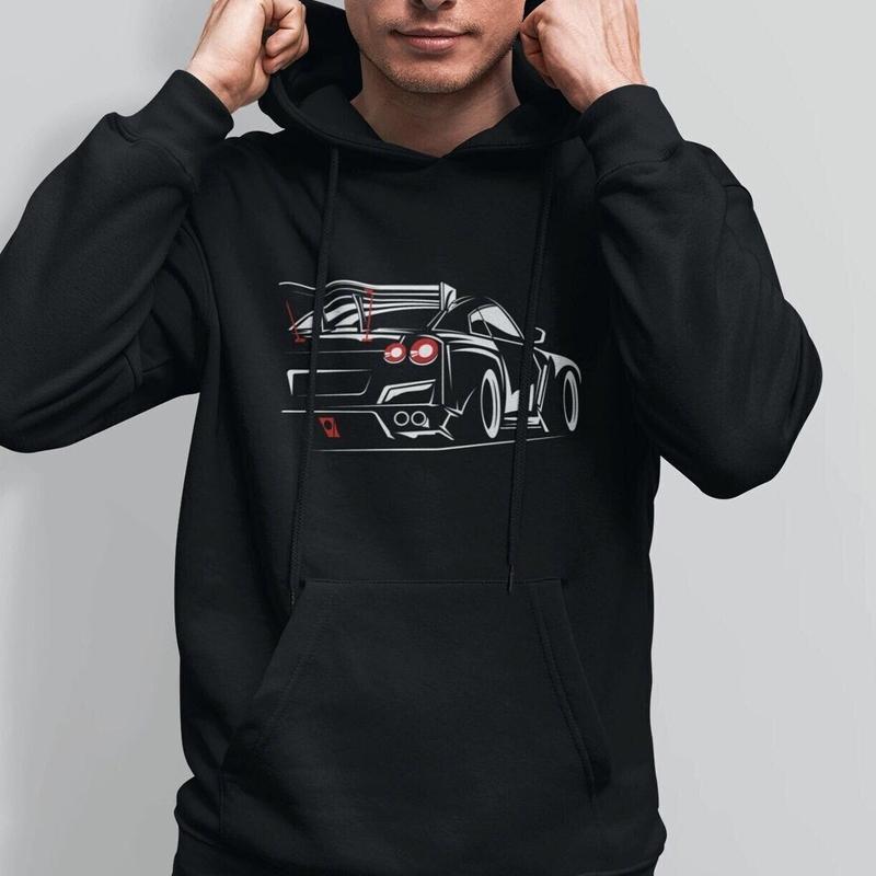 TikTok Shop Hoodie Car Hoodie Japanese Icon Sportscar Hooded Sweatshirt Car Guy Gift Car Lover Hoodie Car Enthusiast Gifts Best Gift for Him