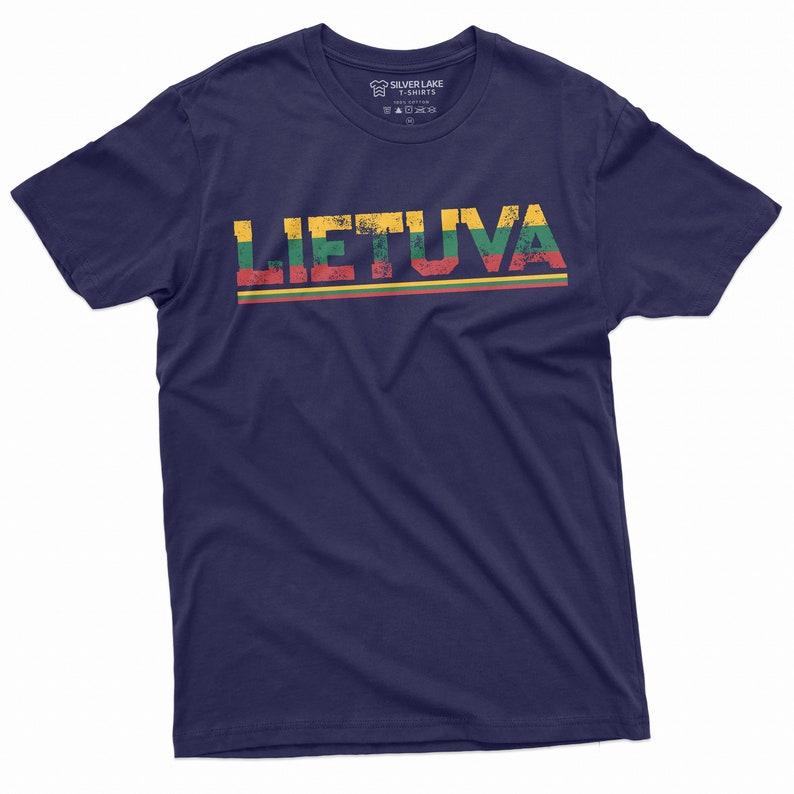 TikTok Shop Lithuania T Shirt Lietuva Shirt National Flag Tee Patriotic Apparel Perfect Lithuanian Gifts Great for Friends and Lithuania Lovers