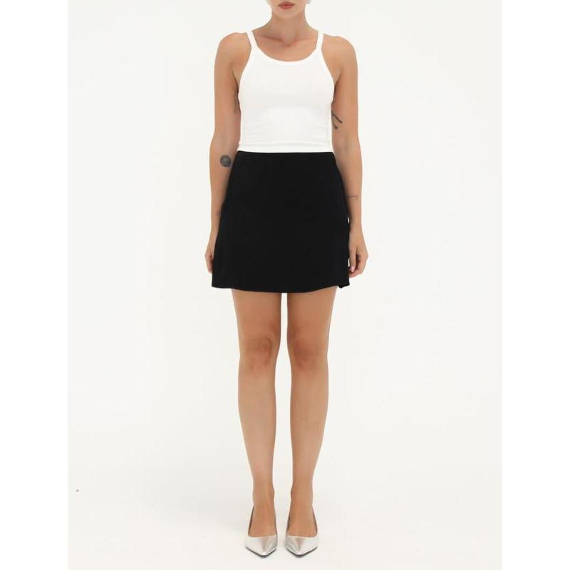 TikTok Shop Kerrigan Mini Skirt Black