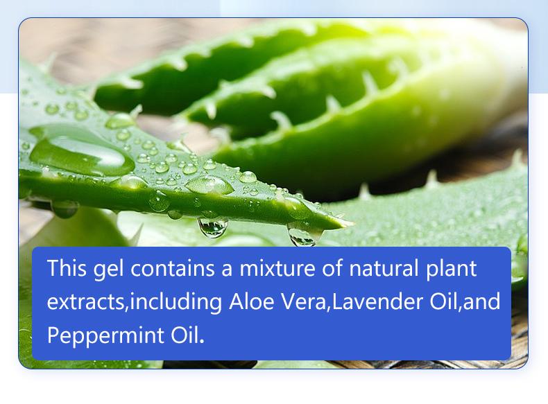 Product Introduction of Clearzal Soothing Cooling Gel 100g, Relieving Body Gel, Cooling with Menthol and Frankincense, Helps Relieve Muscle Tension , Relax your waist, legs, knees, shoulders and neck to relieve fatigue, Sports Soothing Cooling Gel Body Care Lotions 4