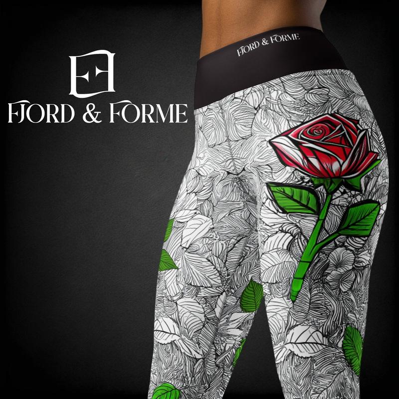 Floral workout pants best sale