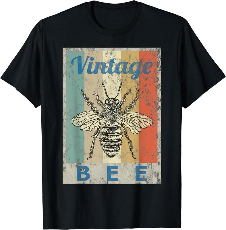 Vintage Style Bee Queen Honey Beekeeper Beekeeping T-Shirt Vintage Style Bee Queen Honey Beekeeper Beekeeping T-Shirt