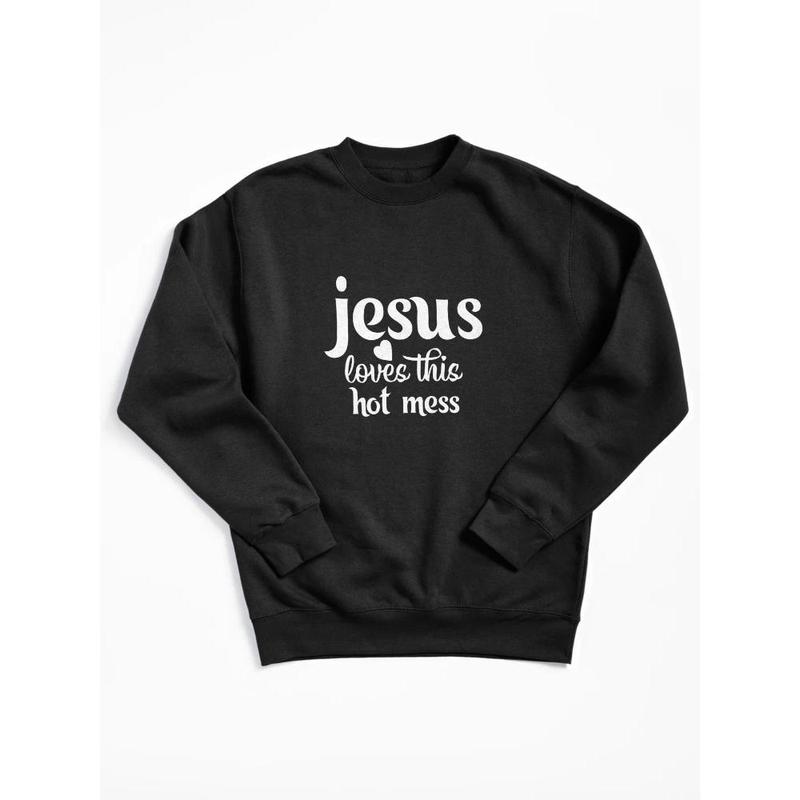 Jesus Loves This Hot Mess T Shirt Jesus Loves This Hot Mess T Shirt