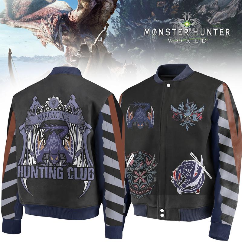 TikTok Shop Monster Hunter New Bomber Baseball Jacket For Fan4