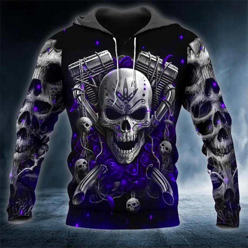 Ghost rider hoodie purple deals