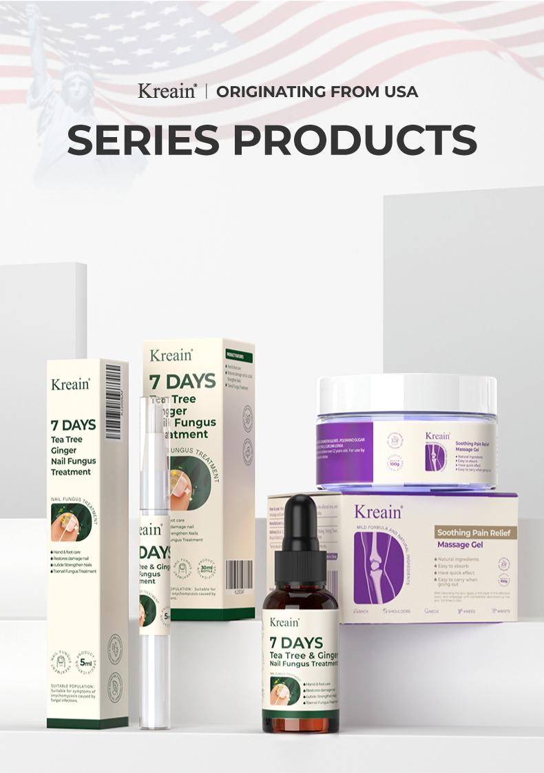 Product Introduction of Kreain 1 purple gel turmeric extract sodium sulfate chondroitin Emu oil and other natural materials 1