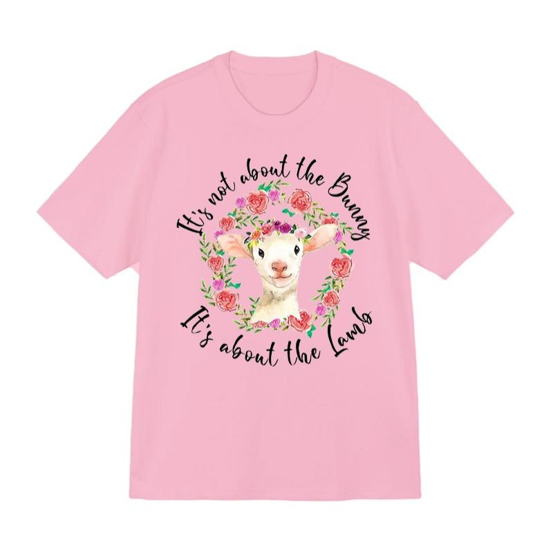 It's Not About The Bunny It's About The Lamb Easter T Shirt It's Not About The Bunny It's About The Lamb Easter T Shirt