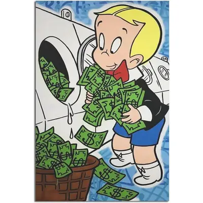 Richie Rich Art inspired - Richie Rich popular money pool