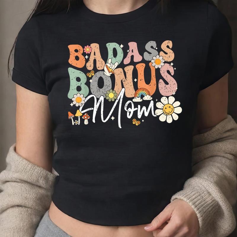 Funny Stepmom Gifts Badass Bonus Mom T-Shirt Funny Stepmom Gifts Badass Bonus Mom T-Shirt