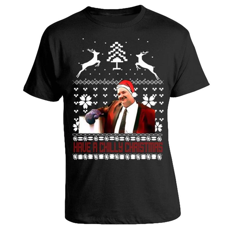 TikTok Shop Have a chilly christmas The Office TV show funny ugly christmas sweater xmas gift kevin s famous chili michael scott kevin malone Z