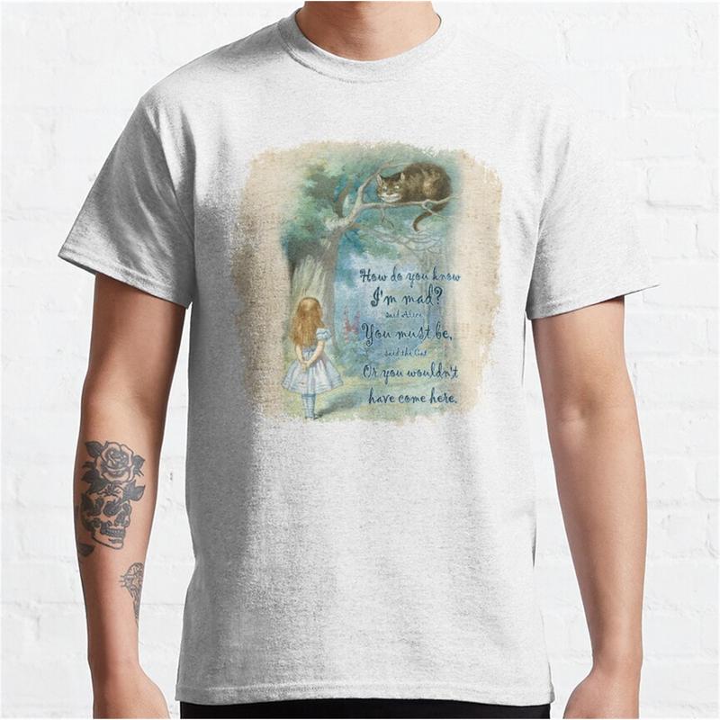 Vintage Alice In Wonderland Quote - How Do You Know I'm Mad Vintage Alice In Wonderland Quote - How Do You Know I'm Mad