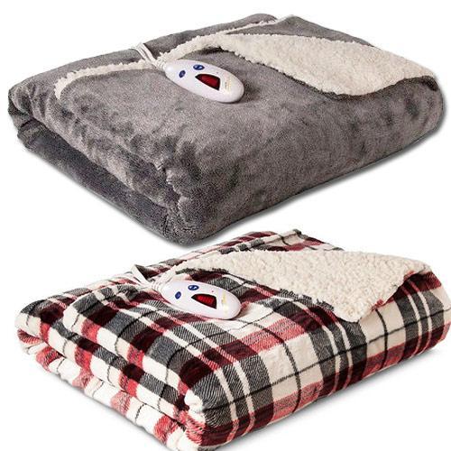 Biddeford ultra sherpa heated throw sale