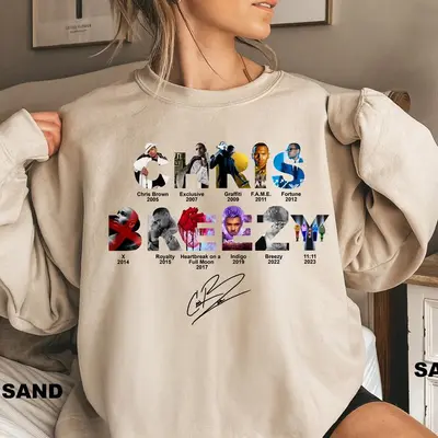 Selected Chris Brown Heartfelt Hoodie TikTok Shop